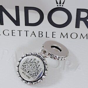 Pandora Duomo di Milano Exclusive Dangle Charm Italy Milan Travel Pendant S925